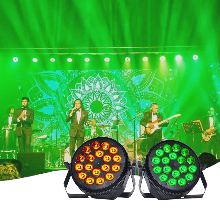 Par Light Bar Factory Manufacturer Dmx Control Sound Activated Stage 5in1 18pcs 15W Led Portable Mini Par Spotlight