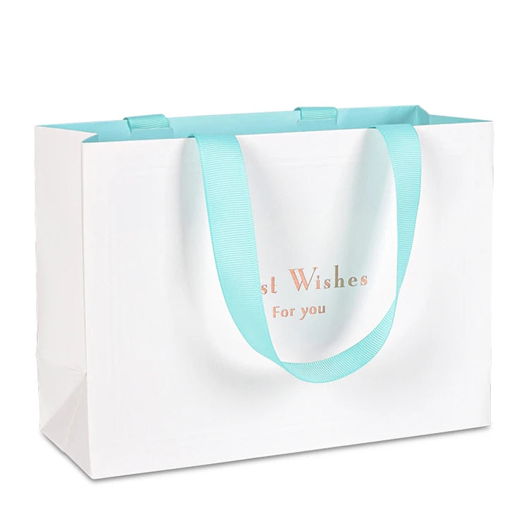 Kraft Paper Made Custom logo Bags Packaging Eco Friendly Small Shopping Paper Bags