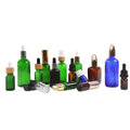 10ml 15ml 20ml 30ml 50ml 100ml Custom Silk Printing Label Empty Amber Glass Essential Oil Bottle With Plastic Dropper