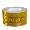 Wholesale Price Yellow Metallized PET Reflector Truck Sticker SASO 2913 Reflective Tape for Saudi Arabria