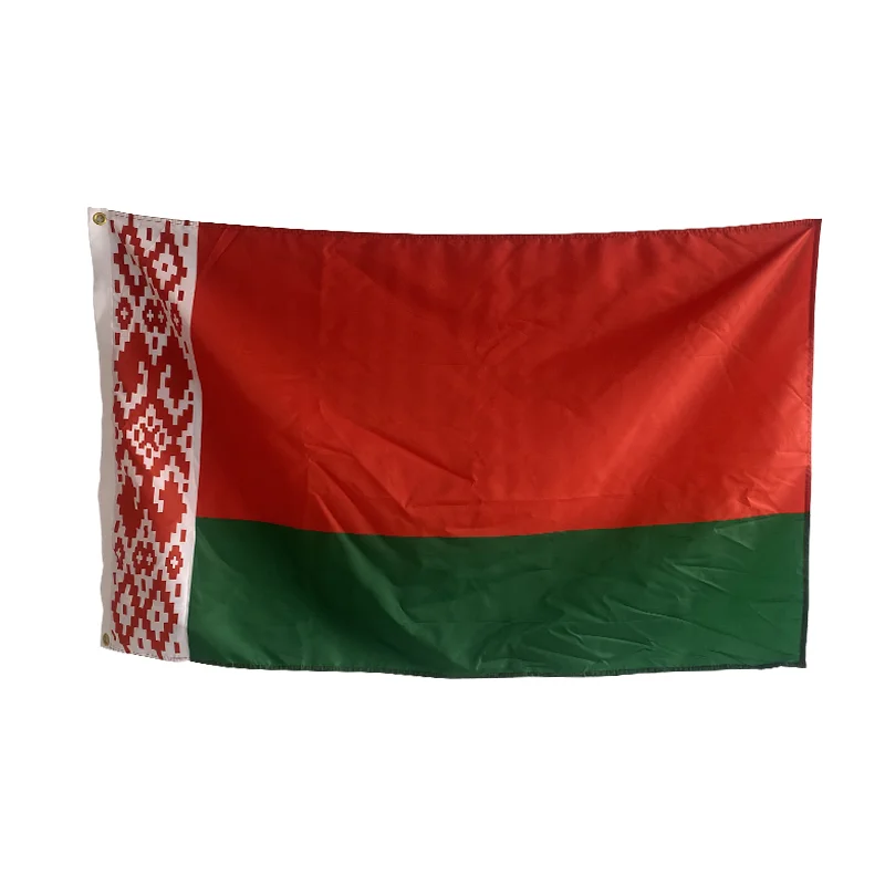 Custom Russia  Belarus Flag 100D Polyester 3*5ft