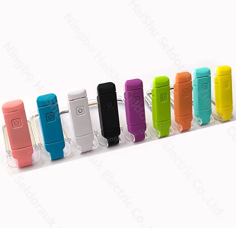 Eye-Protection Brightness Adjustable LED Clip on Portable Bookmark Light in Bed Reader Rechargeable USB Book Reader Light