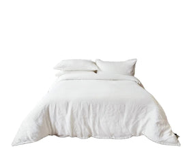 100% Organic Hemp Bedding Sets Natural Color Wholesaler Fitted Sheet Sets Unbleached Color Quilt Set