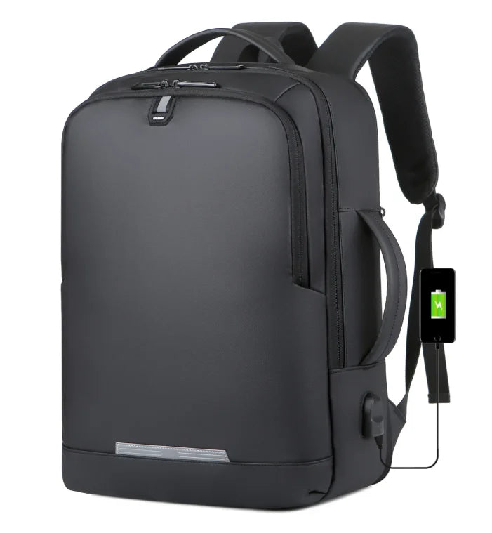 Factory OEM Unisex Wholesale Anti-Theft Waterproof Oxford Softback Laptop Backpack USB 15.6 Inch 20-39L Capacity Polyester