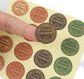 Matte Color Printing Stickers Small Quantity clear Transparent Paper Labels Making for Packaging