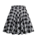 Women Print Skirts for Ladies 2022 Spring and Autumn New Arrival Fashion High Waist Plaid Printed Skirts