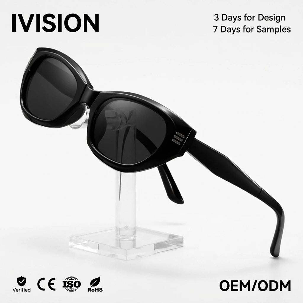 2025 New Fashion TR90 Folding Sunglasses Custom Logo Outdoor Sunscreen with Polarized Tac Lenses