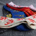 Popular Best-selling  Cotton Custom Reflective logo Shiny  Socks Glitter Socks for Men for Women