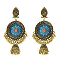 Traditional Jewelry Ethnic Bohemian Tassel Jumka Earrings Zinc Alloy Heart New Arrival Retro Classical Charming Indian for Women