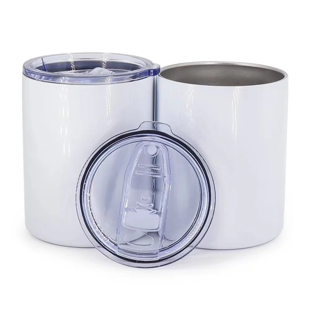 Double Wall Vacuum Insulated Thermal Water Bottle Stainless Steel Sublimation Blank 12 oz Cup
