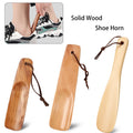 S-King Man and Women Elderly Luxury Wood  Shoe Horn With LOGO Wholesale Custom