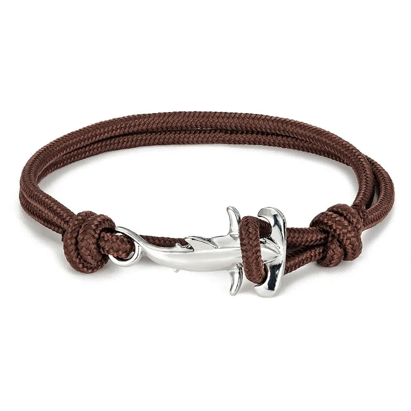 AA01109 New Arrival Ocean Series Beach Accessories Multi-layer Bracelet Cute Shark Bracelet for Women Girls