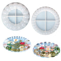 New DIY  Home Decoration Coaster Casting Mold Non Stick Easy Release Silicone Resin Molds  for Bubble Coaster