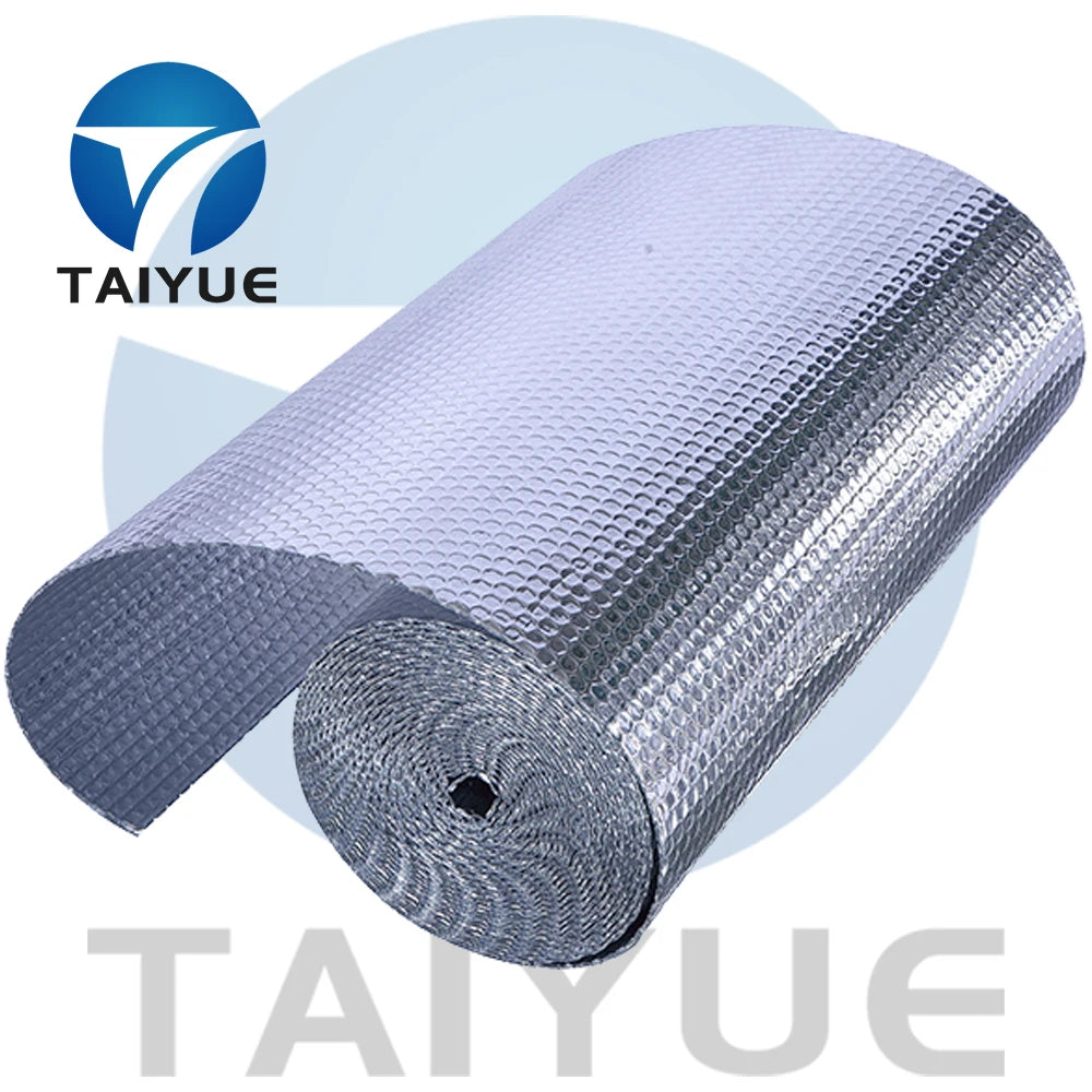 Modern Design Attic Insulation Materials 10mm Heat Insulation Aluminum Foil Metal 3mm Thickness 97% Reflective -50C +80C for