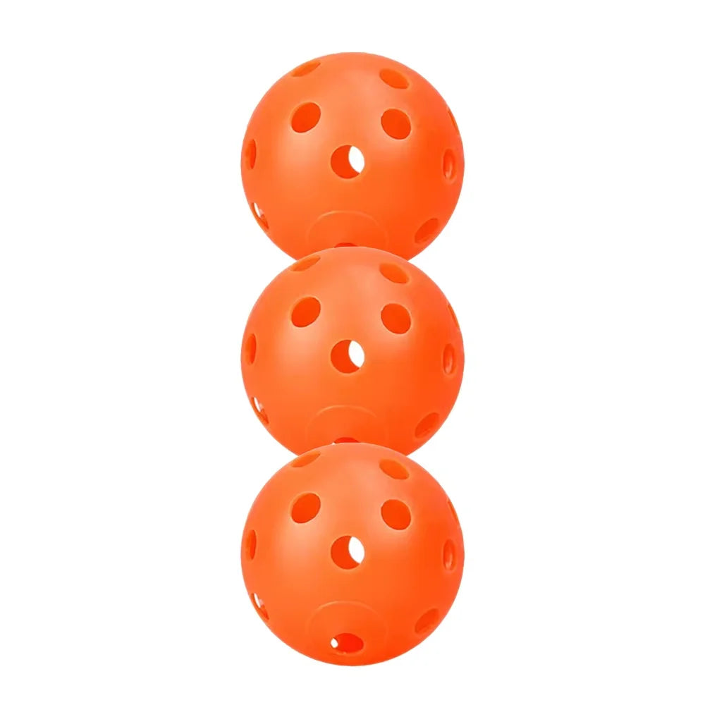 Professional 40 Holes 74mm Outdoor USAPA Approved Seamless Rotational Moulding Plastic Pickleball Balls Customizable Color Logo