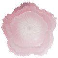 Wholesale Eco-Friendly Petal Shape Decorative Glass Bowl Enamel Technique for Wedding Party Kitchen Salad Dessert