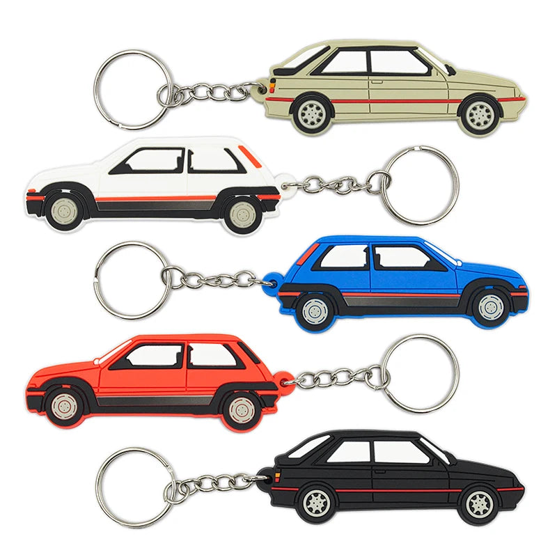 Custom Logo 2d Soft Plastic Gift Anime Rubber Key Chain 3D Silicone Rubber Key Ring Car Rubber Pvc Racing Keychain