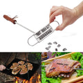 Wood Bbq Branding Iron Diy Barbecue Letter Printed Steak Meat Tool Accessories Changeable Personalized Grilling With Wooden Hand