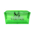 Shenzhen Factory Supply Neon Green PVC Bag Reusable  Plastic Zipper Pouch clear PVC Packing Cosmetics Bag