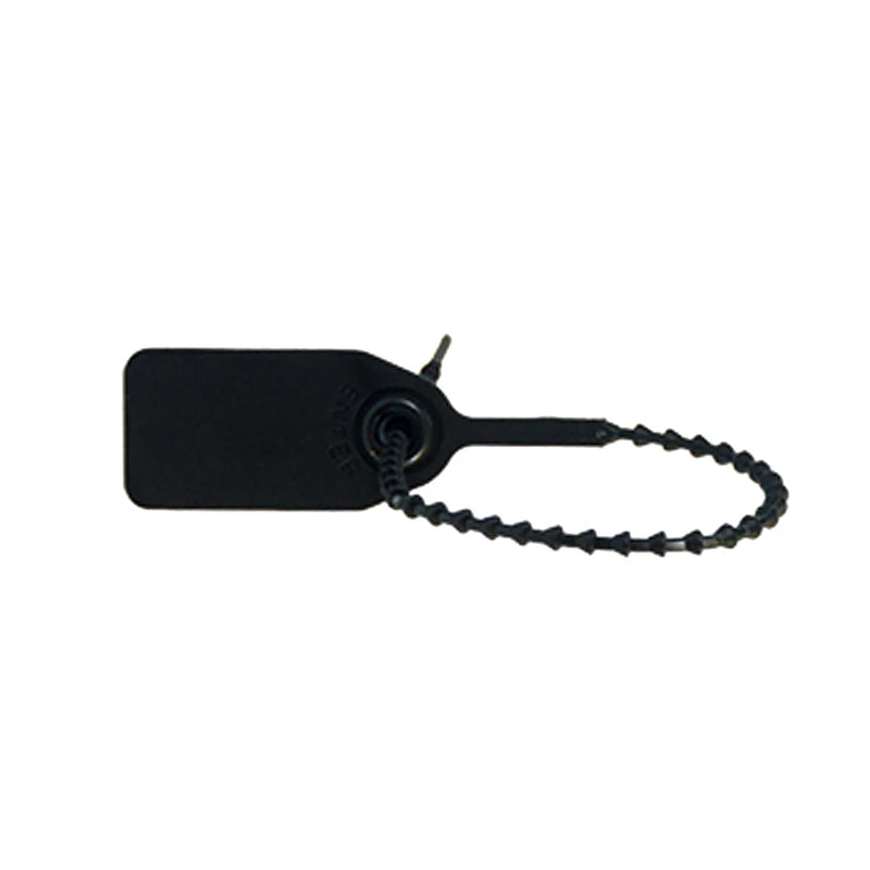 High Security Disposable Self-Locking Plastic Seal Custom Laser Printing Pull Tight Packaging for Garments Shoes Bags