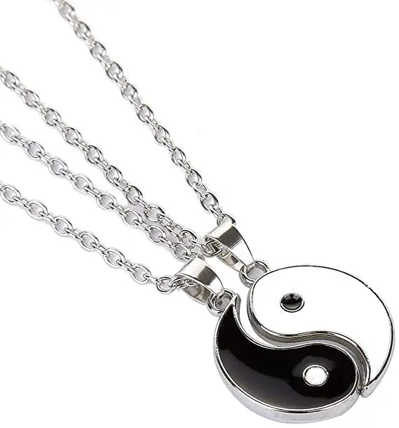 Hot Sale Matching Couple Pendant Necklace Yinyang Necklace for Couples