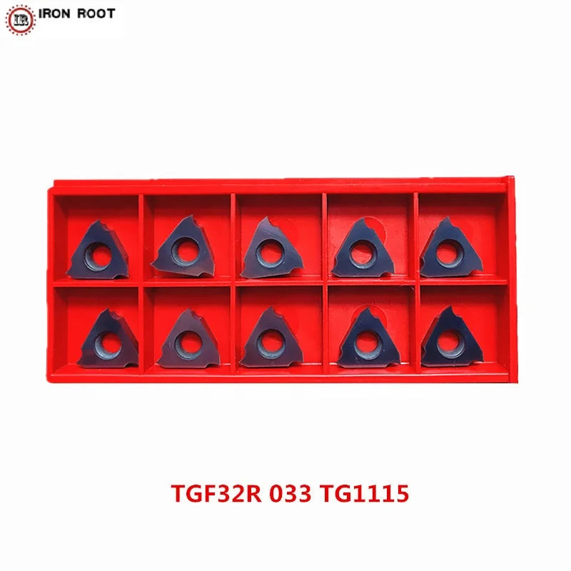TGF32R 0.33-3 mm Width TGF32 CNC Lathe Vertical Installation External Circlip Grooving Insert