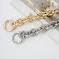 Nolvo World 2 Colors 30-120cm 23mm Wide Oversize Thick Light Weight Aluminum Ladies Pouch Bag Straps Chains