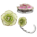 Rose Shape Foldable Bag Purse Hook Portable Rose Table Hook for Bag Creative Multiple Bag Desk Hanger