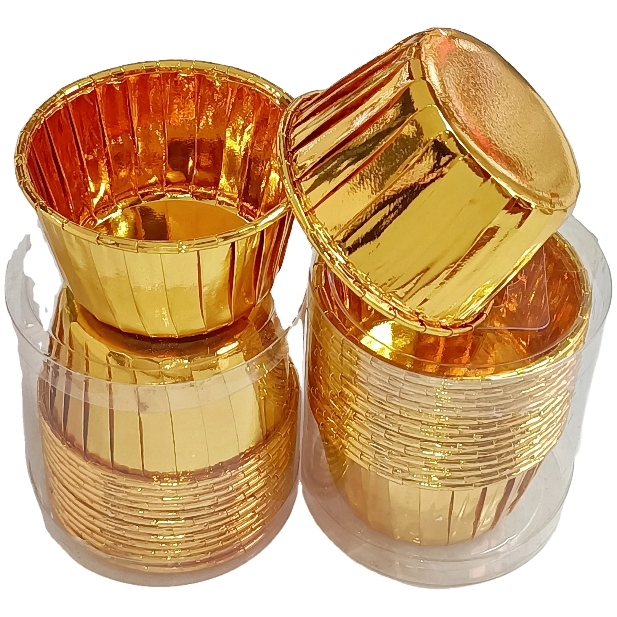 Aluminium Foil Baking Muffin Cake Cup  Cupcakes High Temperature Resistant Film Roll Paper Cake Cup