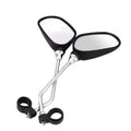 RIDERACE 1 Pair Bicycle Handlebar Rear View Glass Mirror  Cycling Wide Range Back Sight Reflector MTB Road Bike Rearview Mirror
