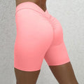 High Quality Back Waist Deep V-shaped Wrinkled Tight Hip Yoga Fitness Shorts