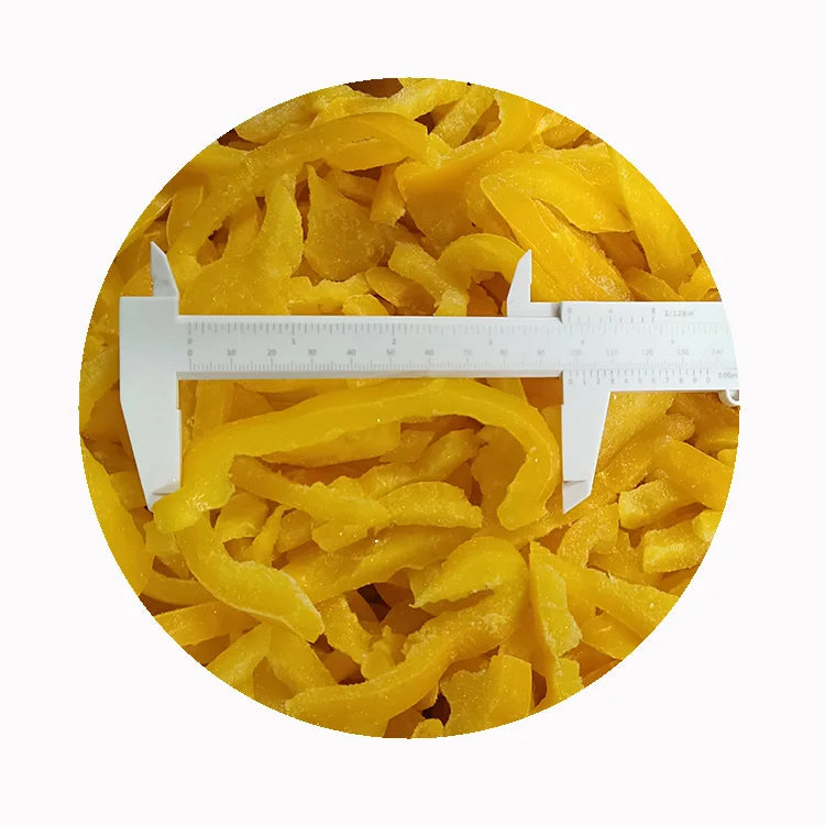 Organic Whole Strips Cubes Sliced Yellow Bell Peppers Healthy Freezing Natural Export Price