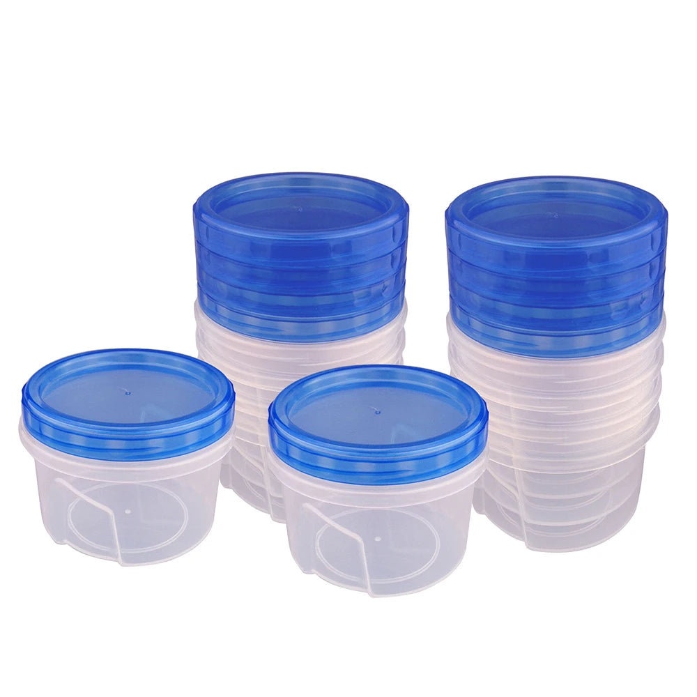 Reusable Soup Container Plastic Reusable Round Food Storage Containers Box for Soup Juice Container