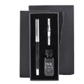 New Design Fountain Pen with Ink Set Luxury Executive Metal Pen with Gift Box and Tote Best Small Gift for Business Wedding