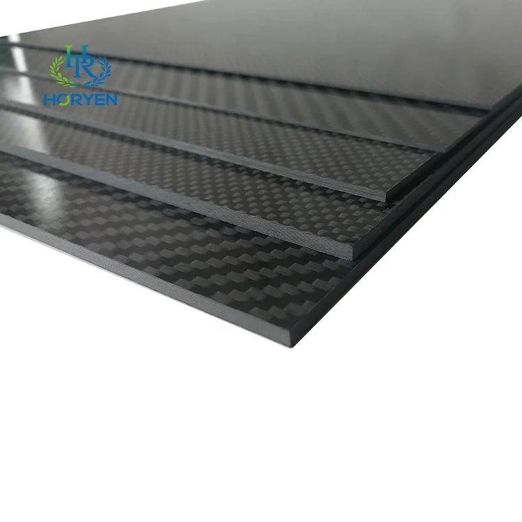 Factory Wholesale Hot Selling Custom Real Carbon Fiber Plate Sheet 2*400*500mm