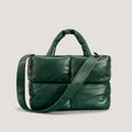 2025 Wholesale Classic Soft Vegan PU Leather Tote Hand Bags Women Handbag Ladies Shoulder Bag Customize Puffer Bag