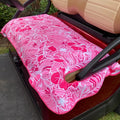 Custom Pattern/embroidered Golf Cart Seat Blanket Towel Anti-slip Terrycloth Golf Cart Seat Covers