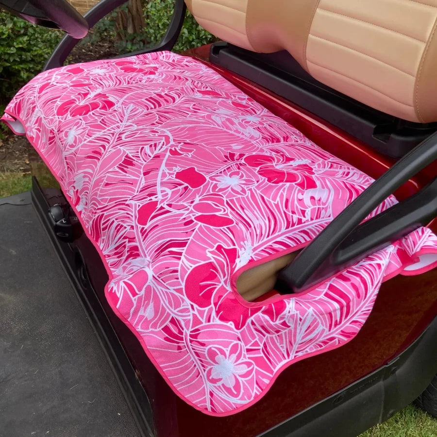 Custom Pattern/embroidered Golf Cart Seat Blanket Towel Anti-slip Terrycloth Golf Cart Seat Covers