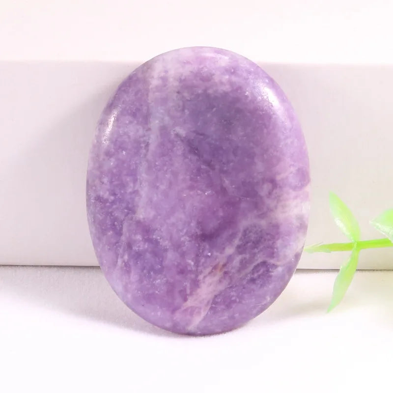HY Amethyst crystal worry stone natural stone worry board healing stones craft gemstones gifts crystal board