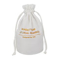 Eco Friend Bamboo Fiber Drawstring Pouch Bag Custom Printed Logo Natural Bamboo String Packaging Bag for Makeup Products