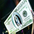 Us 100 Dollar Bill champagne Glorifier Display Vip Benjamin Bottle Presenter Benjamin Bottle Presenter