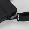 16.1\" Genuine Leather Laptop Briefcase Durable PC Zipper Closure Modern Slim Style Simple Design Black 9658 Bag