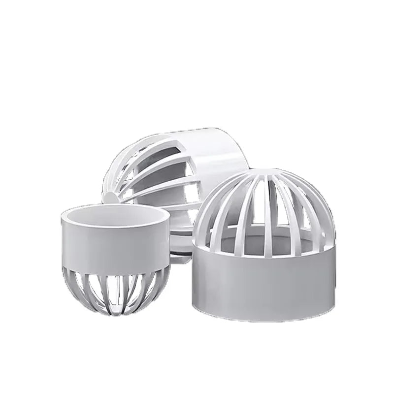 UPVC Mesh Cap Exhaust Vent Cap Pipe Fitting with Smooth Surface Universal Fit