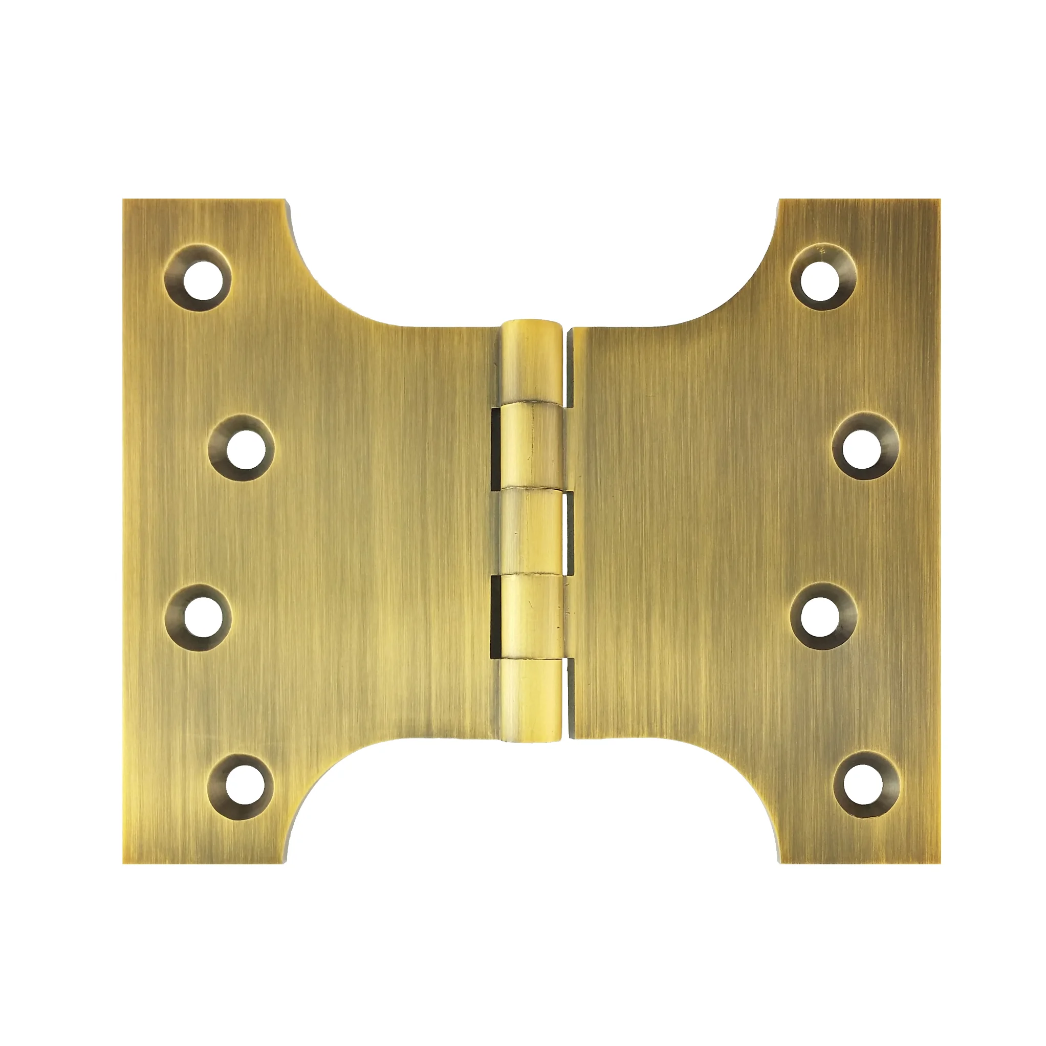 Modern Special Hinge Exterior Gate Projection Solid Brass Butterfly Type Parliament Hinge Adjustable 180 Degrees Opening