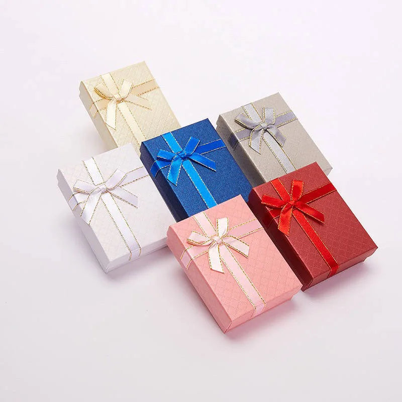 Jewelry Holder Packaging Box Small Jewelry Gift Boxes for Necklaces Earrings Rings