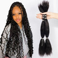 Wholesale Bulk Human Hair for Braids 100% Indian Virgin Remy Wet and Wavy Bulk Hair Boho Knotless Braids