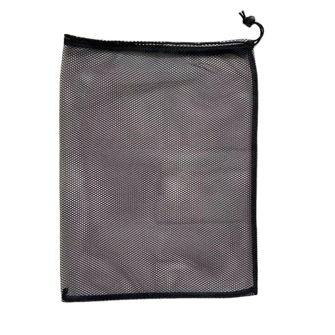 40x50cm Coarse Mesh Bag Durable Drawstring Mesh Bags for for Swimming BaseballToysLaundry Washing Bag