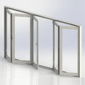 AS2047 TOMA Aluminium Sliding Folding Door Aluminium Channel for Sliding Doors