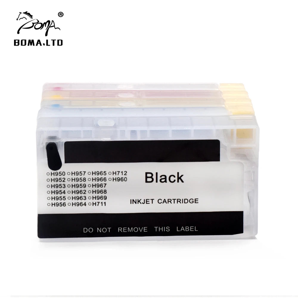 Inkjet Refillable Ink Cartridge With ARC Chip for HP Office Jet Pro 9010 9012 9013 9014 9015 9016 9018 9019 962 963 964 965 96U