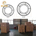 HB Jinshi 18 Inch Round Steel Wire Wreath Frames for New Year JS-WW2